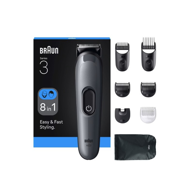 Braun AIO3540 Trimmer Sort